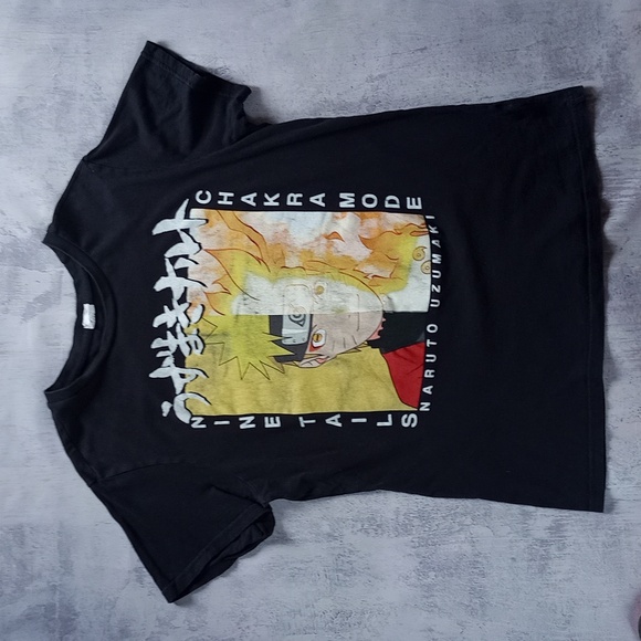 NARUTO UZUMAKI NINE TAILS CHAKRA MODE T-Shirt - Picture 2 of 4